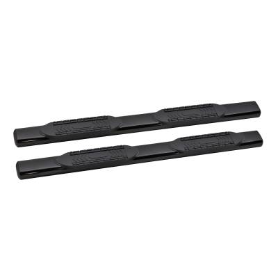 Tuff Bar - TUFF BAR 6in Oval Straight Tube  2019-2023  Silverado/Sierra 1500  &  2020-2023  Silverado/Sierra  HD   Double Cab   Black  (5-65214)