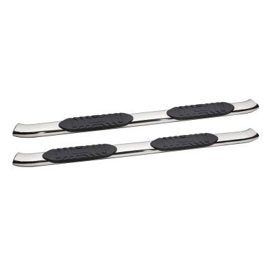 Tuff Bar - TUFF BAR 5in Oval Step W/30 Degree Bend   2019-2023  Silverado/Sierra 1500   &  2020-2023  Silverado/Sierra  HD  Crew Cab   Stainless Steel  (5-530314)