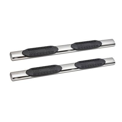 Tuff Bar - TUFF BAR 6in Oval Straight Tube Silverado/Sierra 1500 Crew Cab 14-18; 25/3500 Crew Cab 15-19 Stainless Steel  ( Excludes Diesel) (5-60273)