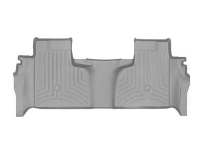 Weathertech - WeatherTech Rear FloorLiner Fits vehicles with 1st row bench seat Grey 2017 - 2023 Ford F-250/F-350/F-450/F-550 4610123