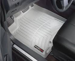 Weathertech - WeatherTech Front FloorLiner Auto Trans only; Trans only; Fits Access Cab and Double Cab Grey 2018 + Toyota Tacoma 4612991