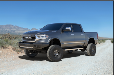 Ranch Hand - Ranch Hand  Midnight Front Bumper  2019+  Ram 1500  (MFD19HBMN)