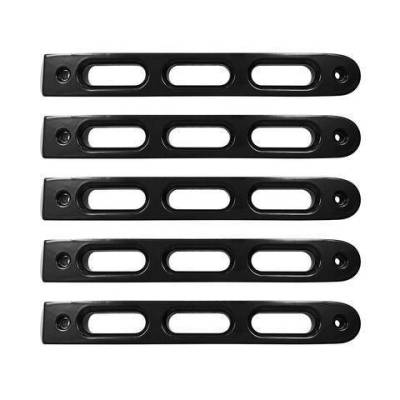 DV8 Offroad - DV8   Black Slot Style Door Handle Inserts  (Set of 5)    2007-2018  JEEP JK   (D-JP-190026-BK5)