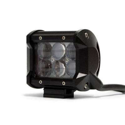 DV8 Offroad - DV8 - 3"  LED  Cube  Light  18W Spot   3W Chrome   (B3CE16W4W)