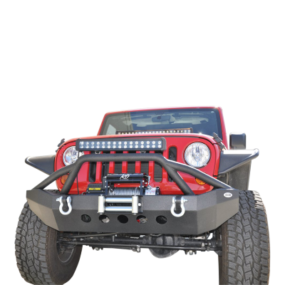 DV8 Offroad - DV8 - Front Bumper 2007-2014 Wranglers (FBSHTB-06)