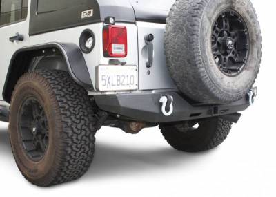 DV8 Offroad - DV8 - Rear Bumper  Full Length 2007-2018  Wrangler  JK   (RBSTTB-06)