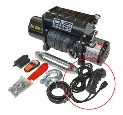 DV8 Offroad - DV8 - Wired Remote for 12K Winch (WHS12)