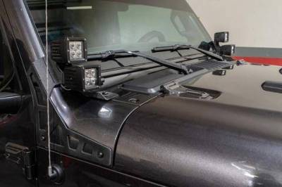 DV8 Offroad - DV8 Off Road Windshield Pillar Mount Light Brackets    2018+ Wrangler  JL  (  LBJL-02 )