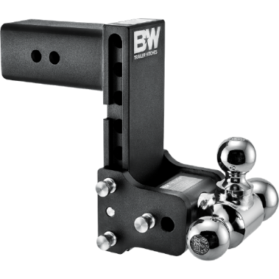 B&W - B & W   Tow & Stow  10" Model  Tri Ball   3" Hitch  (Class V)   7" Drop / 7.5" Rise   Black  (TS30049B)