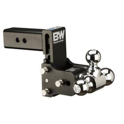 B&W - B & W   Tow & Stow  8" Model   Tri Ball   3" Hitch   (Class V)   5" Drop / 5.5" Rise  Black  (TS30048B)