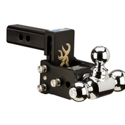 B&W - B&W   Tow & Stow   Tri Ball   2" Hitch   3" Drop / 3.5" Rise  Browning   (TS10047BB)