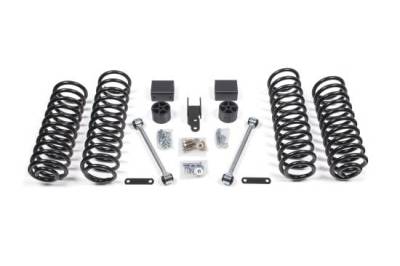 Zone - ZONE  4" Coil Spring Lift Kit w/ Nitro Shocks 2007-2015 Wrangler JK 4dr (ZONJ15N)