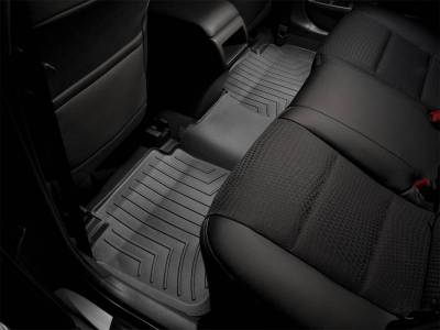 Weathertech - WeatherTech Rear FloorLiner Not Designed or recommended for models equipped with vinyl flooring, desig0ted trim required to accommodate storage box behind driver seat  Black 2005 - 2015 Nissan Frontier King Cab 440472