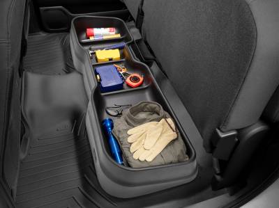 Weathertech - WeatherTech Underseat Storage System 2014-2018 Silverado/Sierra 1500 2015-2019 Silverado/Sierra HD (4S002)