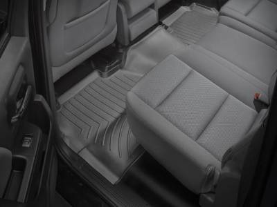 Weathertech - WeatherTech Rear FloorLiner Crew Cab; Without fender premium audio system Black 2022 - 2024 Nissan Frontier 4417052