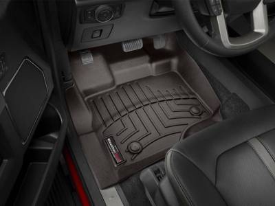 Weathertech - WeatherTech Front FloorLiner Crewmax; Double Cab Cocoa 2022 - 2024 Toyota Tundra 4717081