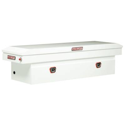 Weatherguard - Weatherguard Standard Steel Saddle Box White (126-3-03)