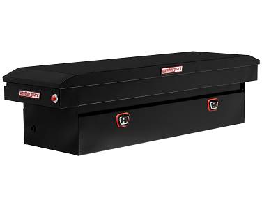 Weatherguard - Weatherguard Standard Steel Saddle Box Gloss Black (126-5-03)