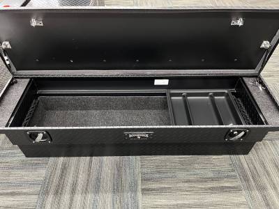 Roughneck - Roughneck  Tool Box  Matte Black, Secure Locking Handles, Low Profile Lid