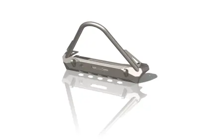 Crawltek Revolution - Pyro Stubby Front Bumper w/ Stinger | Jeep Wrangler CJ/YJ/TJ