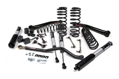 JKS - 2018+ WRANGLER JL 1.5 SUSPENSION LIFT KIT, 1 REAR, COIL SPRING W/J-LINK ARMS- FOX 2.5 PERFORMANCE SRS SHOCKS  (JSPEC177PS)