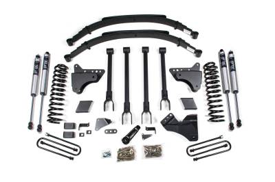 BDS - BDS 6 Inch Lift Kit w/ 4-Link, Fox Shocks, & 2" Rear Block for Ford F250/F350 Super Duty (11-16) 4WD Diesel (569FS)