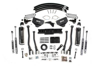 BDS - BDS 8 Inch Lift Kit w/Fox Shocks and 4-Link for Ram 3500 (13-18) 4WD Diesel (1614FS)