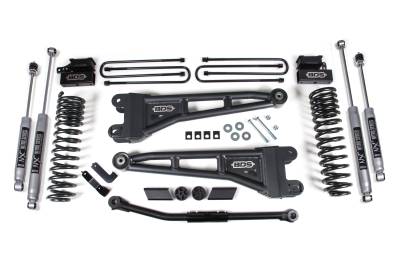 BDS - BDS 2.5 Inch Lift Kit w/Radius Arm and Fox Shocks for Ford F450 Super Duty (20-22) 4WD Diesel & Gas (1915FS)