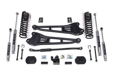 BDS - BDS 3 Inch Lift Kit w/Radius Arm and Fox 2.5 Performance Elite for Ram 2500 (19-24) 4WD Diesel (1653FPE)