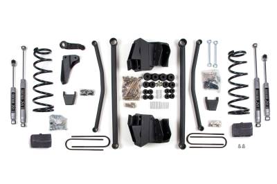 BDS - BDS 4 Inch Lift Kit Long Arm w/Fox Shocks and Block Kit for Dodge Ram 2500 Power Wagon w/3.5" Rear Axle (2008) 4WD Gas (1768FS)