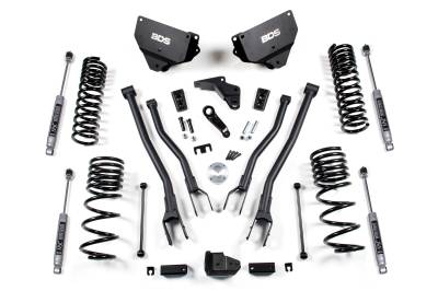 BDS - BDS 4 Inch Lift Kit w/ 4-Link and Fox 2.5 Performance Elite Shocks for Ram 2500 (14-18) 4WD  Diesel (1602FPE)