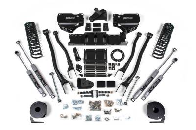 BDS - BDS 4 Inch Lift Kit w/ 4-Link and Fox Shocks for Ram 2500 w/ Rear Air Ride (19-24) 4WD Diesel (1715FS)