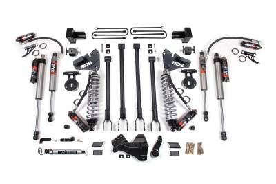 BDS - BDS 4 Inch Lift Kit w/ 4-Link FOX 2.5 Performance Elite Coil-Over Conversion for Ford F350 Super Duty DRW (20-22) 4WD Diesel (1974FPE)