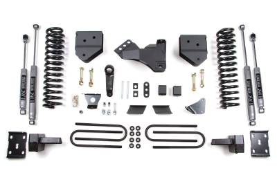 BDS - BDS 4 Inch Lift Kit w/Fox Shocks and Rear Block Kit for Ford F250/F350 Super Duty (11-16) 4WD Diesel (588FS)