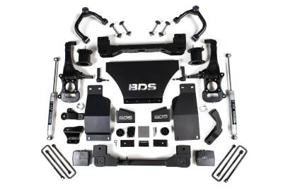 BDS - BDS 4 Inch Lift Kit w/Fox Shocks for Chevy Trail Boss or GMC AT4 1500 (19-25) 4WD Gas (1805FS)