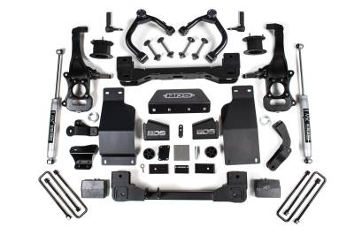 BDS - BDS 4 Inch Lift Kit w/Fox Shocks for Chevy Trail Boss or GMC AT4 1500 (20-25) 4WD Diesel (1807FS)