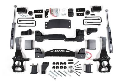 BDS - BDS 4 Inch Lift Kit w/NX2 Shocks and 3" Rear Block for Ford F150 (15-20) 4WD (1908H)