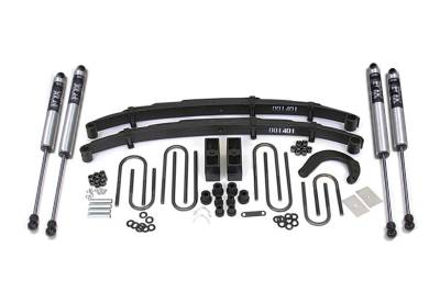BDS - BDS 4 Inch Lift Kit w/NX2 Shocks and 4" Rear Block Kit for Chevy/GMC 1/2 Ton Truck/SUV (73-76) 4WD (109H)
