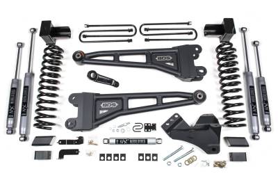 BDS - BDS 4 Inch Lift Kit w/Radius Arm and Fox Shocks for Ford F350 Super Duty DRW (17-19) 4WD Gas (1576FS)
