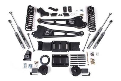 BDS - BDS 4 Inch Lift Kit w/Radius Arm and Fox Shocks for Ram 2500 w/Rear Air Ride (19-24) 4WD Diesel (1714FS)