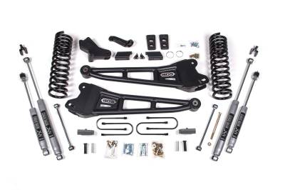BDS - BDS 4 Inch Lift Kit w/Radius Arm and Fox Shocks for Ram 3500 (13-18) 4WD Diesel (1794FS)