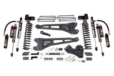BDS - BDS 4 Inch Lift Kit w/Radius Arm, Fox Shocks and Leaf Springs for Ford F250/F350 Super Duty (17-19) 4WD Gas (1560FS)