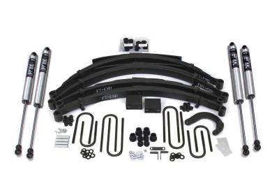 BDS - BDS 4 Inch Lift Kit w/Fox Shocks and Leaf Springs for Chevy/GMC 3/4 Ton Truck/Suburban (88-91) 4WD (142FS)
