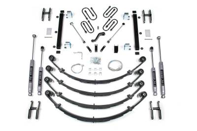 BDS - BDS 4.5 Inch Lift Kit w/Light Duty Leaf Springs for Jeep Wrangler YJ (87-95) (411H)