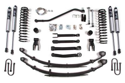 BDS - BDS 4.5 Inch Lift Kit w/NX2 Shocks for Jeep Cherokee XJ w/Chrysler 8.25 Rear Axle (84-01) (434H)