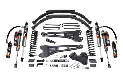 BDS - BDS 5 Inch Lift Kit w/Radius Arm, NX2 Shocks and 5" Rear Block Kit for Ford F250/F350 Super Duty w/o Overloads (23-25) 4WD Diesel (2242H)