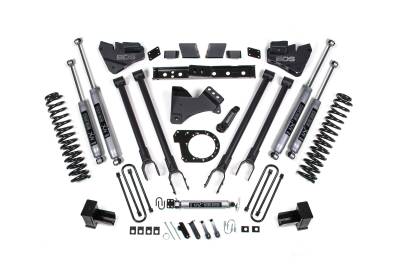 BDS - BDS 6 Inch Lift Kit w/ 4-Link and Fox Shocks for Ford F350 Super Duty DRW (20-22) 4WD Diesel (1574FS)