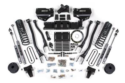 BDS - BDS 6 Inch Lift Kit w/ 4-Link and Fox Shocks for Ram 3500 w/Rear Air Ride and 6-Bolt Indexing Ring (19-24) 4WD Diesel (1732FS)
