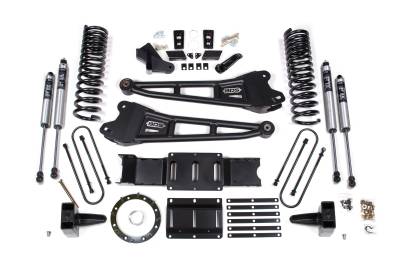 BDS - BDS 6 Inch Lift Kit w/ FOX 2.5 Performance Elite and Radius Arm for Ram 3500 w/8 Bolt Indexing Ring and Overloads (19-24) 4WD Diesel (1685FPE)