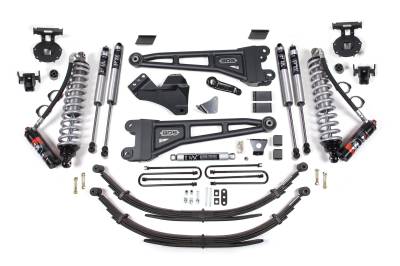 BDS - BDS 6 Inch Lift Kit w/ Radius Arm FOX 2.5 Performance Elite Coil-Over Conversion and 4" Rear Block for Ford F250/F350 Super Duty w/Overload (05-07) 4WD Diesel (1945FPE)